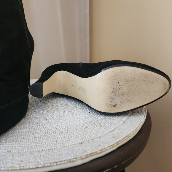 HOBBS Elegant Black Women's Premium suede Ankle Boots SIZ 7.New Conditon - Picture 7 of 8